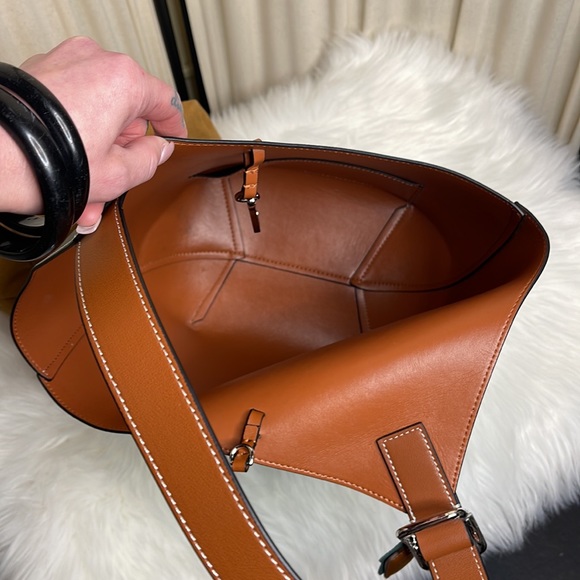 NEW! LEATHER SHOULD BAG WITH COSMETIC BAG ‘CELESTE’ - Picture 9 of 15